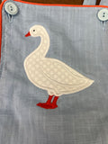 An applique of a goose by snugglepuppyapplique.com