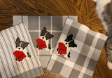 Boston Terrier avec carnet