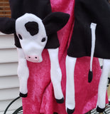 in the hoop calf scarf embroidery design, snugglepuppyapplique.com