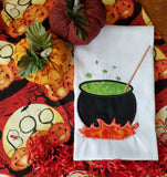 Witch's Cauldron Halloween Applique Embroidery Deisgn, Snugglepuppyapplique.com