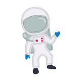 An applique of an Astronaut by snugglepuppyapplique.com
