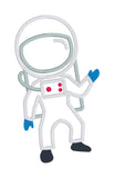 An applique of an Astronaut by snugglepuppyapplique.com