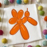 Balloon Animal applique embroidery design, snugglepuppyapplique.com