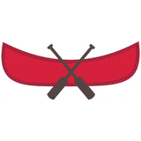 Canoe Camping applique embroidery Design, snugglepuppyapplique.com