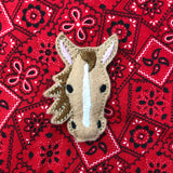 horse's head feltie