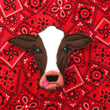Cow's head feltie