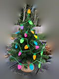 In the hoop Christmas String Lights Garland by Snugglepuppyappliue.com