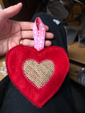 in the hoop embroidery design heart sachet