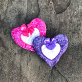 in the hoop embroidery design heart sachet
