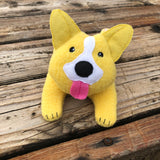 In the hoop Welsh Corgi beanbag embroidery design by snugglepuppyapplique.com