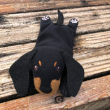 in the hoop dachshund Beanbag by snugglepuppyapplique.com