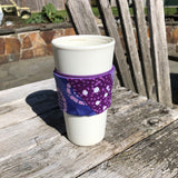 In the hoop Pieced cup cozy embroidery design by snugglepuppyapplique.com