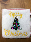 ITH embroidery design of 4 mugs, made to fit a packet of hot coco mix,  Christmas gift, Snugglepuppyapplique.com