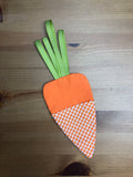 ITH Bedtime Bunny Carrot bed embroidery design, snugglepuppyapplique.com