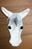 In the hoop Unicorn Scarf embroidery design for use with an embroidery machine, snugglepuppyapplique.com