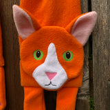 in the hoop cat scarf embroidery design, snugglepuppyapplique.com