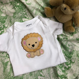 Lion baby applique embroidery design, snugglepuppyappique.com