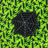 In the hoop Spider's Web coaster embroidery design for Embroidery machine use, snugglepuppyapplique.com