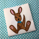 Baby Kangaroo Joey Applique Embroidery Design by Snugglepuppyapplique.com