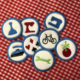 In the hoop Games and Skills Motivational Badges Embroidery Design by Snugglepuppyapplique.com