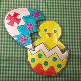 In the hoop Hatching chick Easter coloring embroidery design by snugglepuppyapplique.com