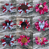 Set of dog felites greyhound, Labrador, Pug, Boston Terrier, Dachshund, Husky, Schnauzer, and Corgi