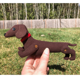 ITH Dachshund Dog embroidery design, snugglepuppyapplique.com