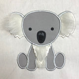 Koala Baby applique embroidery design, snugglepuppyapplique.com