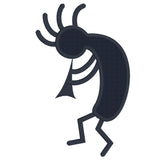 Kokopelli applique embroidery design