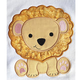 Lion baby applique embroidery design, snugglepuppyappique.com