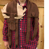 Moose Scarf Sewing Pattern, snugglepuppyapplique.coom
