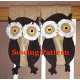 Owl Scarf Sewing Pattern, snugglepuppyapplique.com