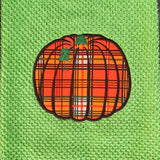 Pumpkin applique embroidery design, snugglepuppyapplique.com
