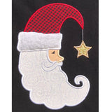 St. Nick applique embroidery design, Santa applique, snugglepuppyapplique.com