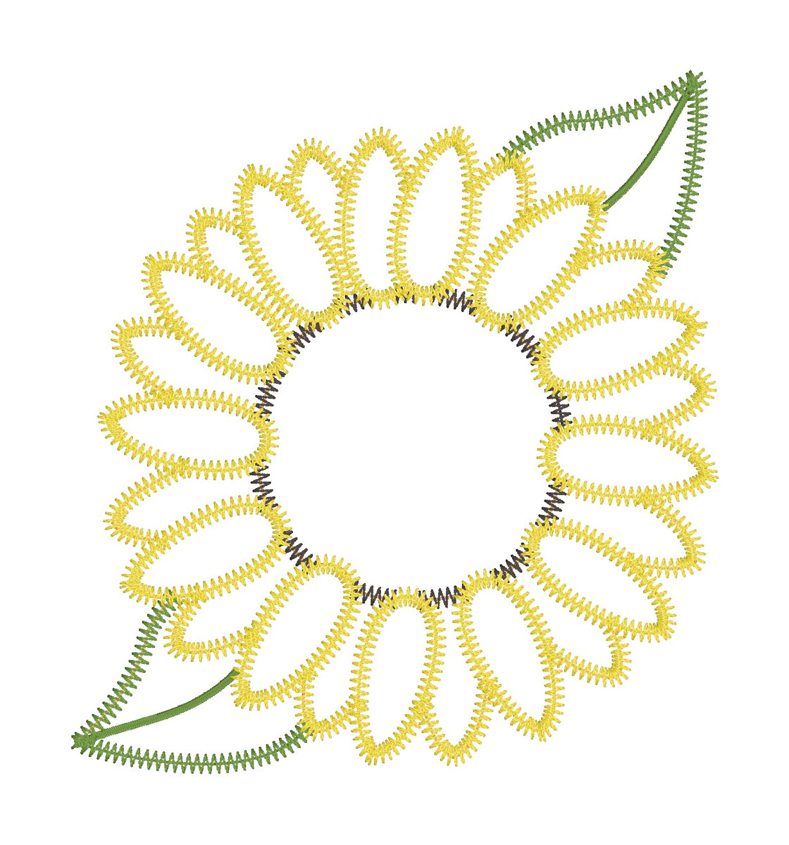 Sunflower Zig zag Applique Embroidery Design Snuggle Puppy Applique Sunflower Zig zag Applique Embroidery Design Snuggle Puppy Applique