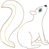 ITH squirrel embroidery design file.  snugglepuppyapplique.com