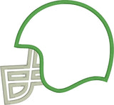 Football helmet applique embroidery design, snugglepuppyapplique.com