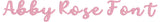 Cursive embroidery BX font in all upper and lower case letters, numbers and common punctuation.