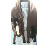 ITH Horse scarf embroidery design, snugglepuppyapplique.com