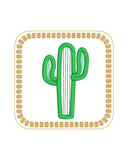 In the hoop cactus coaster by snuggleppuppyapplique.com