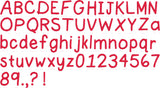 Schriftart der ersten Klasse