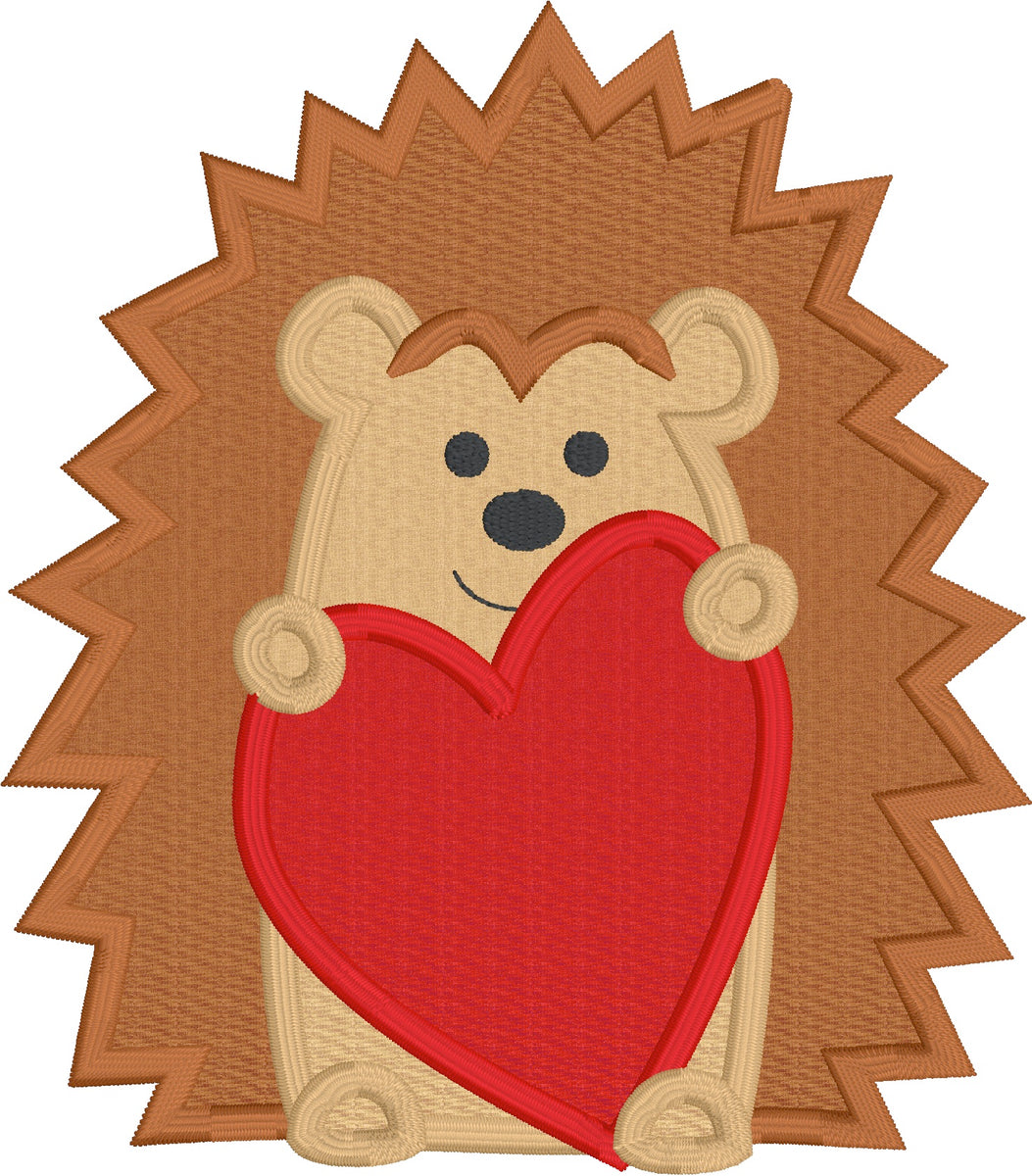 Slimline Hedgehog Valentine – Blissfully Scrappy