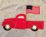 Camion drapeau 3D