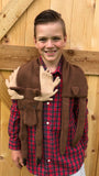 Moose Scarf Sewing Pattern, snugglepuppyapplique.coom