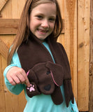 Dachshund Scarf Sewing Pattern, snugglepuppyapplique.com