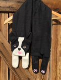 Boston Terrier Scarf Sewing Pattern PDF download, snugglepuppyapplique.com
