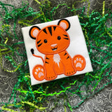 Tiger baby Applique Embroidery Design, snugglepuppyapplique.com