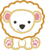 Lion baby applique embroidery design, snugglepuppyappique.com