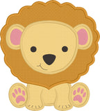 Lion baby applique embroidery design, snugglepuppyappique.com