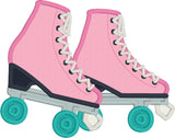Roller Skates applique embroidery Design, snugglepuppyapplique.com